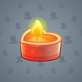 Love Candle #3333 Love Candle #3333