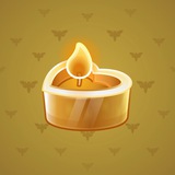 Love Candle #3629