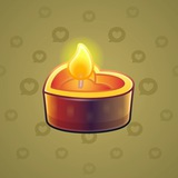 Love Candle #3686
