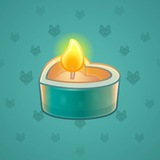 Love Candle #3824