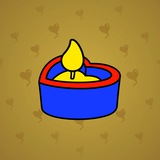 Love Candle #3829 Love Candle #3829