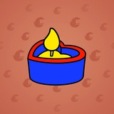 Love Candle #3912