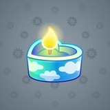 Love Candle #3963