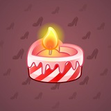 Love Candle #4074
