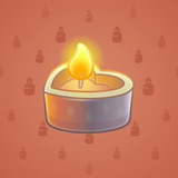Love Candle #4076