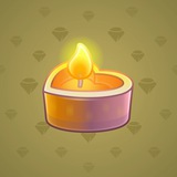 Love Candle #4200