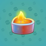 Love Candle #4255