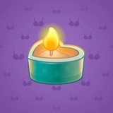 Love Candle #4521