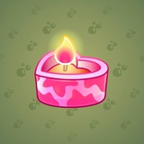 Love Candle #4527