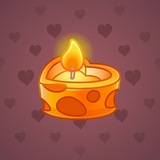 Love Candle #5195 Love Candle #5195