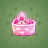 Love Candle #5202