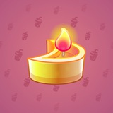 Love Candle #5249 Love Candle #5249