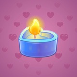 Love Candle #5286