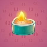Love Candle #6168