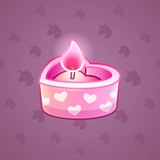 Love Candle #6184 Love Candle #6184