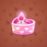 Love Candle #6362