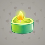 Love Candle #6493 Love Candle #6493