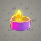 Love Candle #6521