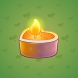 Love Candle #6576