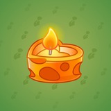 Love Candle #7017