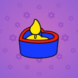 Love Candle #7029