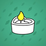 Love Candle #7032