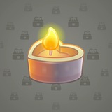 Love Candle #7079