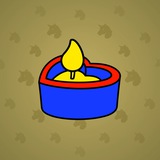 Love Candle #7418