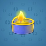 Love Candle #7525