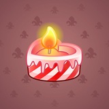Love Candle #7556