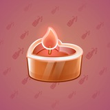 Love Candle #7594