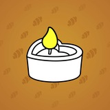 Love Candle #7597 Love Candle #7597