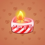 Love Candle #7612