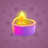 Love Candle #7642