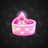 Love Candle #7643