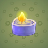 Love Candle #7647