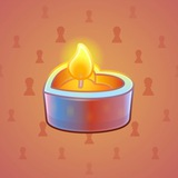 Love Candle #7944