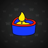 Love Candle #8076
