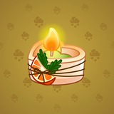 Love Candle #8168