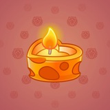 Love Candle #8187