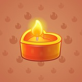 Love Candle #8300