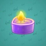 Love Candle #8324