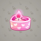 Love Candle #845 Love Candle #845