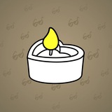 Love Candle #8507