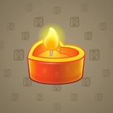 Love Candle #8629