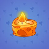 Love Candle #8694