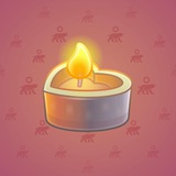Love Candle #8855