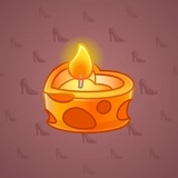 Love Candle #8859