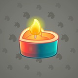 Love Candle #9014