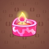 Love Candle #9018